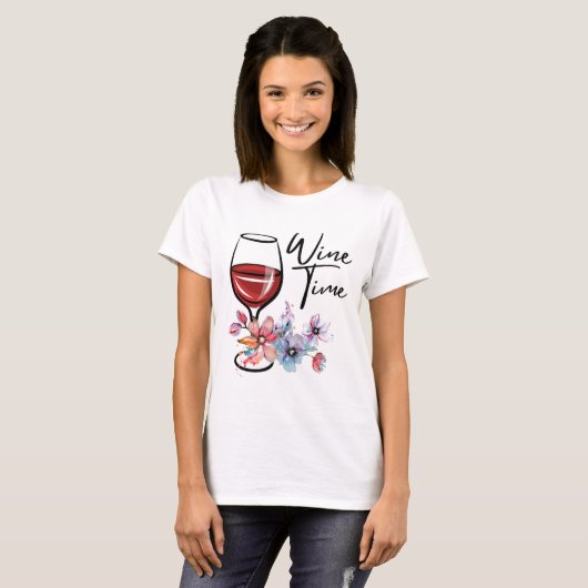 T-SHIRT HEURE DU VIN (Devant entier)