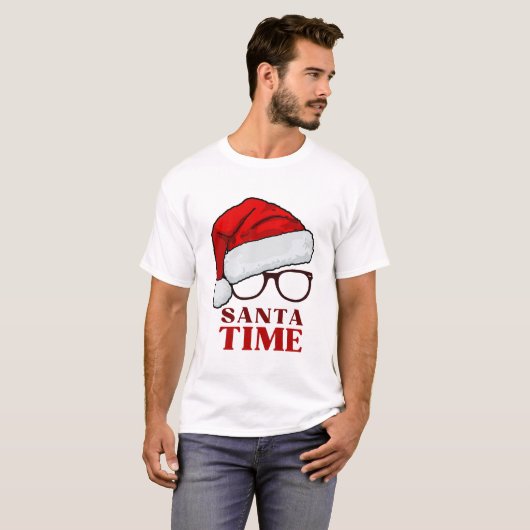 T-shirt Heure père Noël (Devant entier)