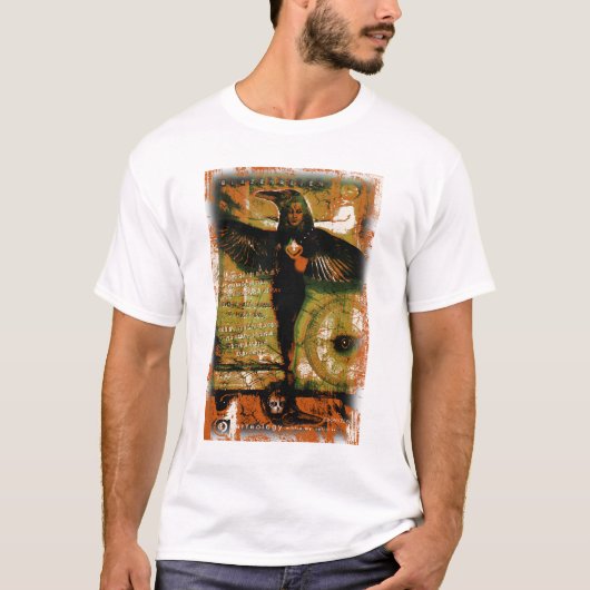 T-shirt heure pour la corneille elle (Devant)