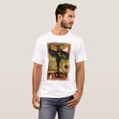 T-shirt heure pour la corneille elle (Devant entier)