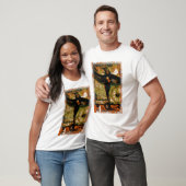 T-shirt heure pour la corneille elle (Unisexe)
