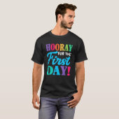T-shirt Heure Pour Le Premier Jour (Devant entier)