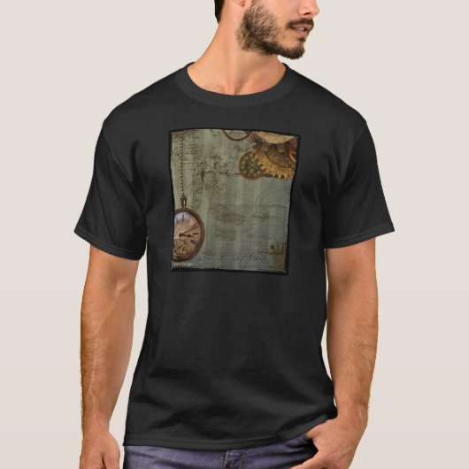 T-shirt Heure Steampunk (Devant)