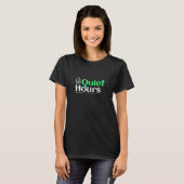 T-shirt Heures Calmes. Pensées Fortes. (Devant entier)