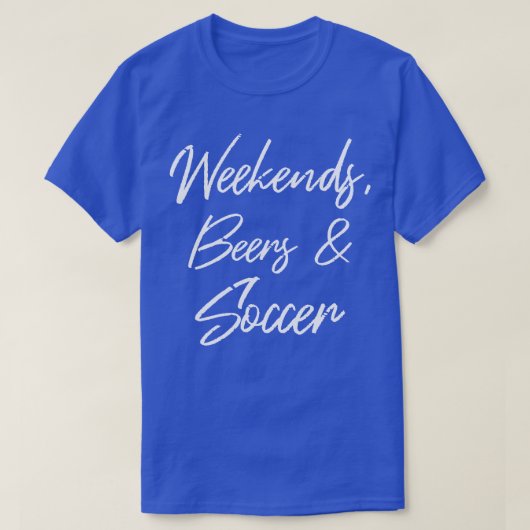 T-shirt Heures De Week-End Bières Et III (Design devant)