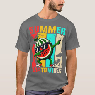 T-shirt Heures d'été Vibes Walermelon