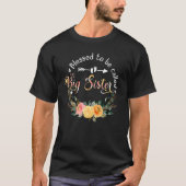 T-shirt Heureuse D'Être Appelée Grande Soeur Femmes Décor (Devant)