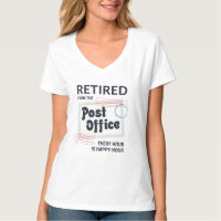 Heureuse retraite pour un travailleur postal drôle