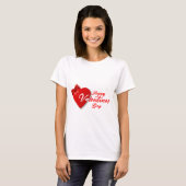T-shirt Heureuse Sainte-Valentin (Devant entier)