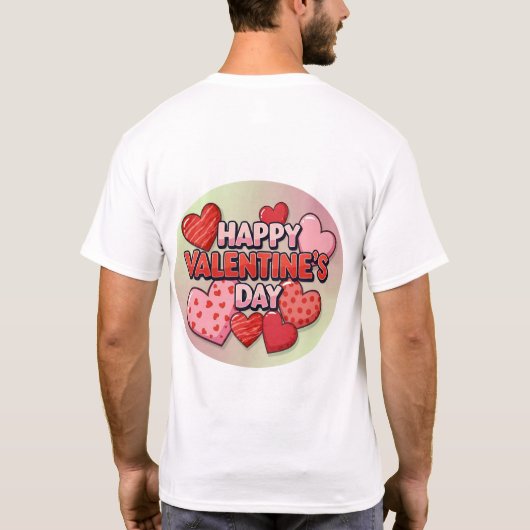 T-SHIRT HEUREUSE SAINTE-VALENTIN (Dos)