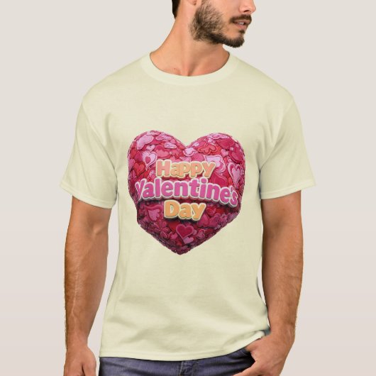 T-SHIRT HEUREUSE SAINTE-VALENTIN (Devant)