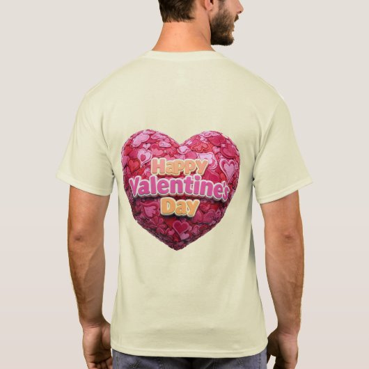 T-SHIRT HEUREUSE SAINTE-VALENTIN (Dos)