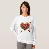 T-shirt Heureuse Sainte-Valentin (Devant entier)