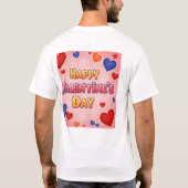 T-SHIRT HEUREUSE SAINTE-VALENTIN (Dos)
