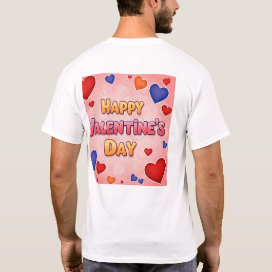 T-SHIRT HEUREUSE SAINTE-VALENTIN (Dos)