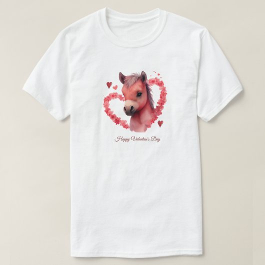 T-shirt Heureuse Sainte-Valentin (Design devant)