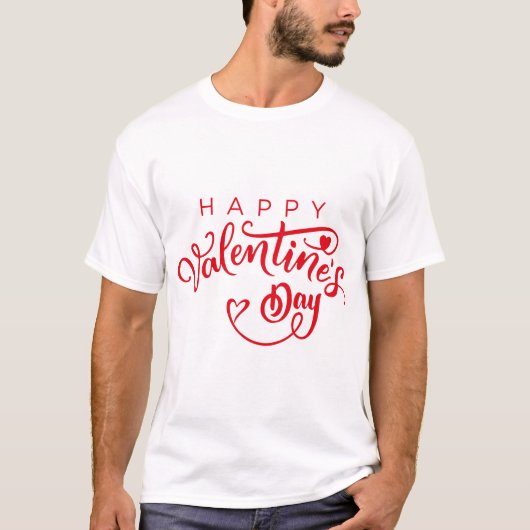 T-shirt Heureuse Sainte-Valentin (Devant)
