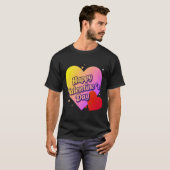 T-SHIRT HEUREUSE SAINTE-VALENTIN (Devant entier)