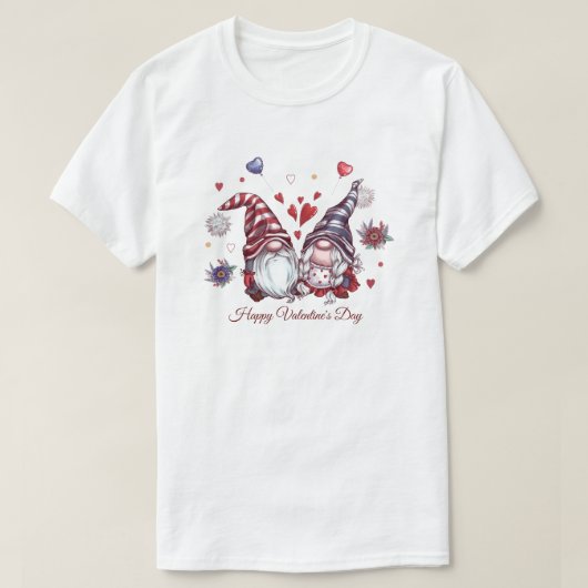 T-shirt Heureuse Sainte-Valentin (Design devant)