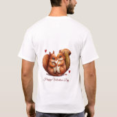 T-shirt Heureuse Sainte-Valentin (Dos)