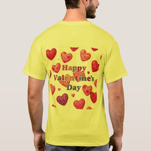 T-SHIRT HEUREUSE SAINTE-VALENTIN (Dos)
