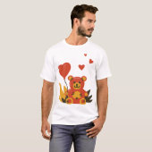 T-shirt Heureuse Sainte-Valentin (Devant entier)