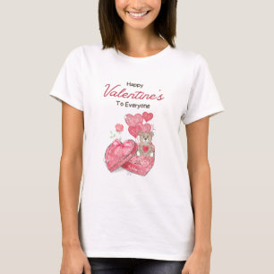 T-shirt Heureuse Sainte-Valentin 2024 - Images d'amour ten