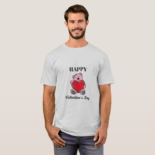 T-shirt Heureuse Sainte-Valentin 2024 - Love Panda Images (Devant entier)