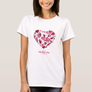 T-shirt "Heureuse Sainte-Valentin - Amour romantique"