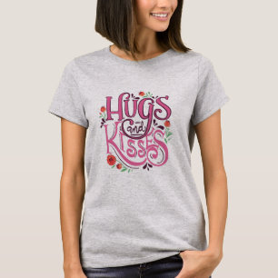 T-shirt Heureuse Sainte-Valentin Avec Les Poumons Et Les B