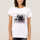 T-shirt Heureuse Sainte-Valentin carlin (Devant)