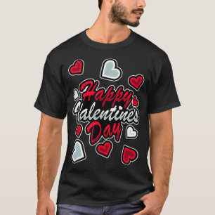 T-shirt Heureuse Sainte-Valentin de design sympa et amusan