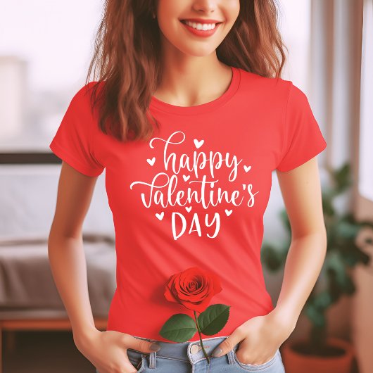 T-shirt Heureuse Sainte-Valentin élégant et tendance