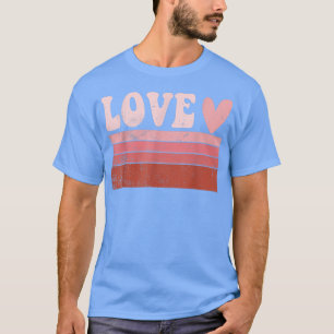 T-shirt Heureuse Sainte-Valentin Funny Retro Love Graphism