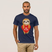 T-shirt Heureuse Sainte-Valentin | Jolie Sloth Coeur (Devant entier)