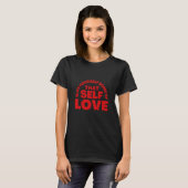 T-shirt Heureuse Sainte-Valentin - L'Amour Est Le Bonheur  (Devant entier)