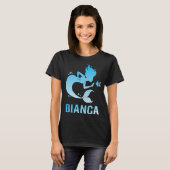 T-shirt Heureuse Sirène - Bianca Nom (Devant entier)