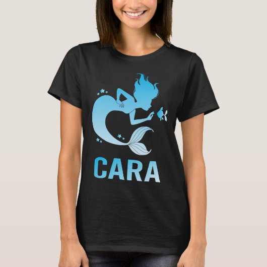 T-shirt Heureuse Sirène - Cara Nom (Devant)