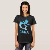 T-shirt Heureuse Sirène - Cara Nom (Devant entier)