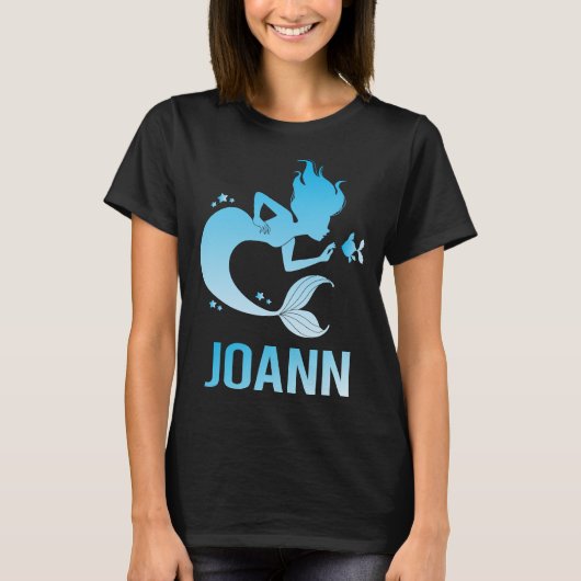 T-shirt Heureuse Sirène - Joann Nom (Devant)