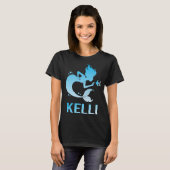T-shirt Heureuse Sirène - Kelli Nom (Devant entier)