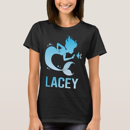 T-shirt Heureuse Sirène - Lacey Nom (Devant)