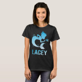 T-shirt Heureuse Sirène - Lacey Nom (Devant entier)