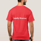T-shirt Heureusement divorcé (Dos)