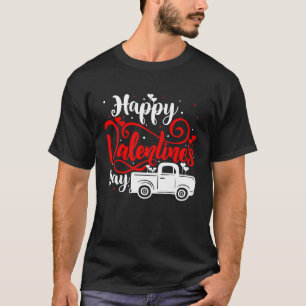 T-shirt Heureuses Saintes-Valentin Roses Date Fleurs de nu