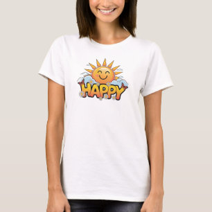 T-SHIRT "HEUREUX"