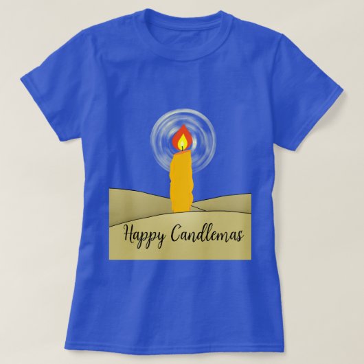 T-shirt Heureux cierges (Design devant)