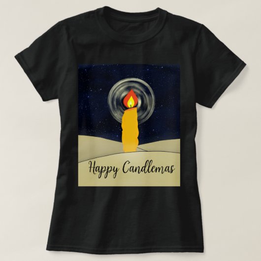T-shirt Heureux cierges (Design devant)