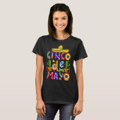 T-shirt Heureux Cinco De Mayo Fiesta Squad 5 De Mayo Mexic (Devant entier)