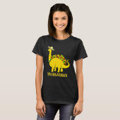 T-shirt Heureux Cinco De Mayo Tacosaurus Taco Dinosaur Cou (Devant entier)